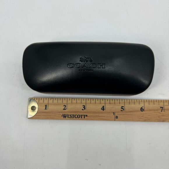 Coach Sunglass Eyeglass Hard Case Snap Shut Clamshell Sunglasses Storage - Picture 6 of 10